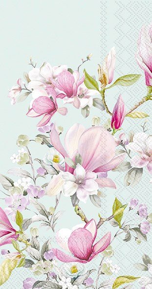 Romantic Magnolia HOSTESS Napkins - Lemon And Lavender Toronto