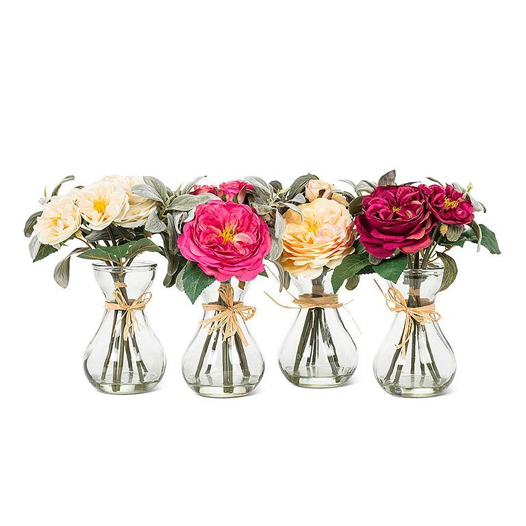 Rose Bouquets in Vase - Lemon And Lavender Toronto