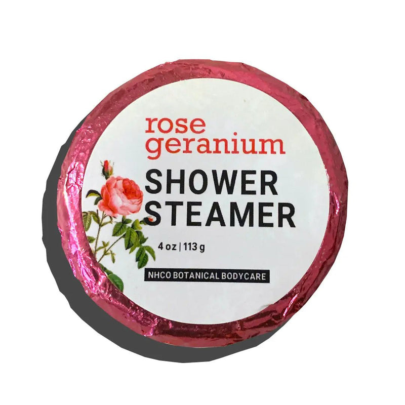 Rose Geranium Shower Steamer - Lemon And Lavender Toronto