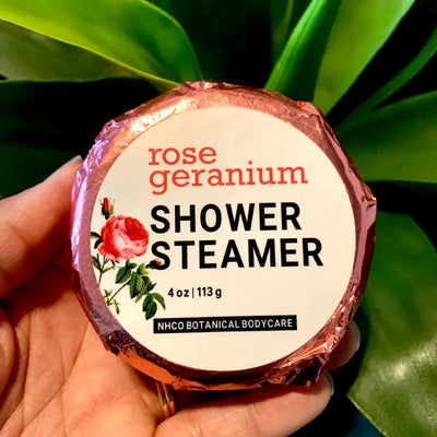 Rose Geranium Shower Steamer - Lemon And Lavender Toronto