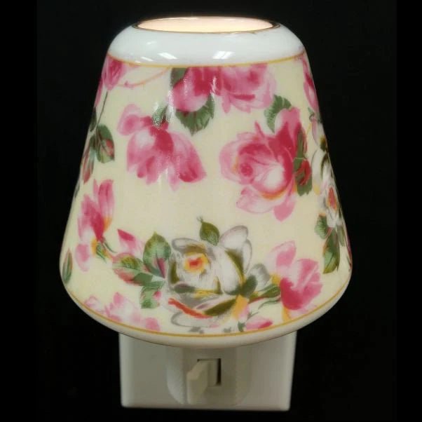 Roses Lampshade Night Light - Lemon And Lavender Toronto