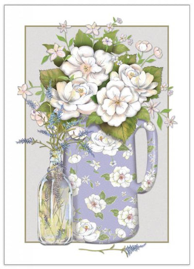 Roses & Pitcher Card - Lemon And Lavender Toronto