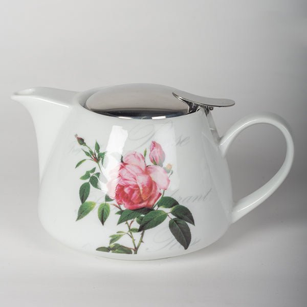 Roses Teapot with Steel Filter - Lemon And Lavender Toronto