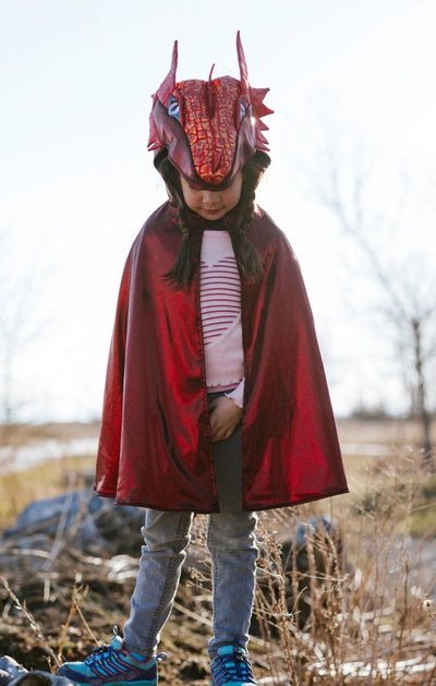 Ruby The Metallic Dragon Cape - Lemon And Lavender Toronto