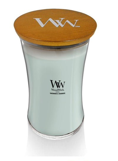 Sagewood & Seagrass - Woodwick Large Candle - Lemon And Lavender Toronto