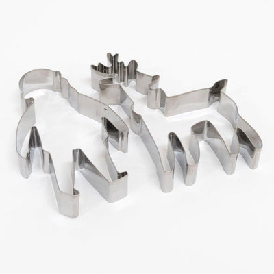 Santa & Reindeer Christmas Cookie Cutters (set of 2) Meri-Meri - Lemon And Lavender Toronto