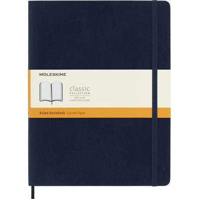 Sapphire Blue Ruled Notebook Soft Cover - Lemon And Lavender Toronto