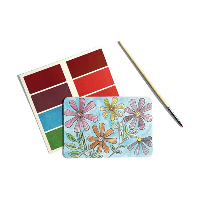 Scenic Hues DIY Watercolor Art Kit - Flowers and Gardens - Lemon And Lavender Toronto