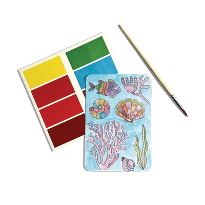Scenic Hues DIY Watercolor Art Kit - Ocean Paradise - Lemon And Lavender Toronto