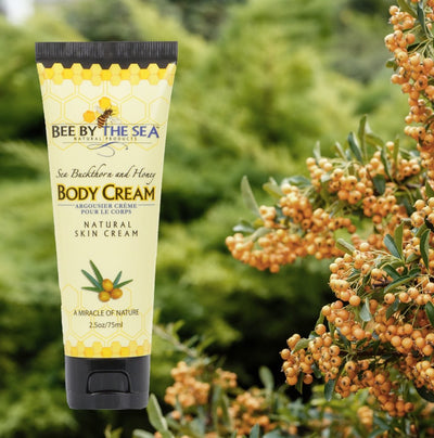 Sea Buckthorn Natural Body Cream Tube - Lemon And Lavender Toronto