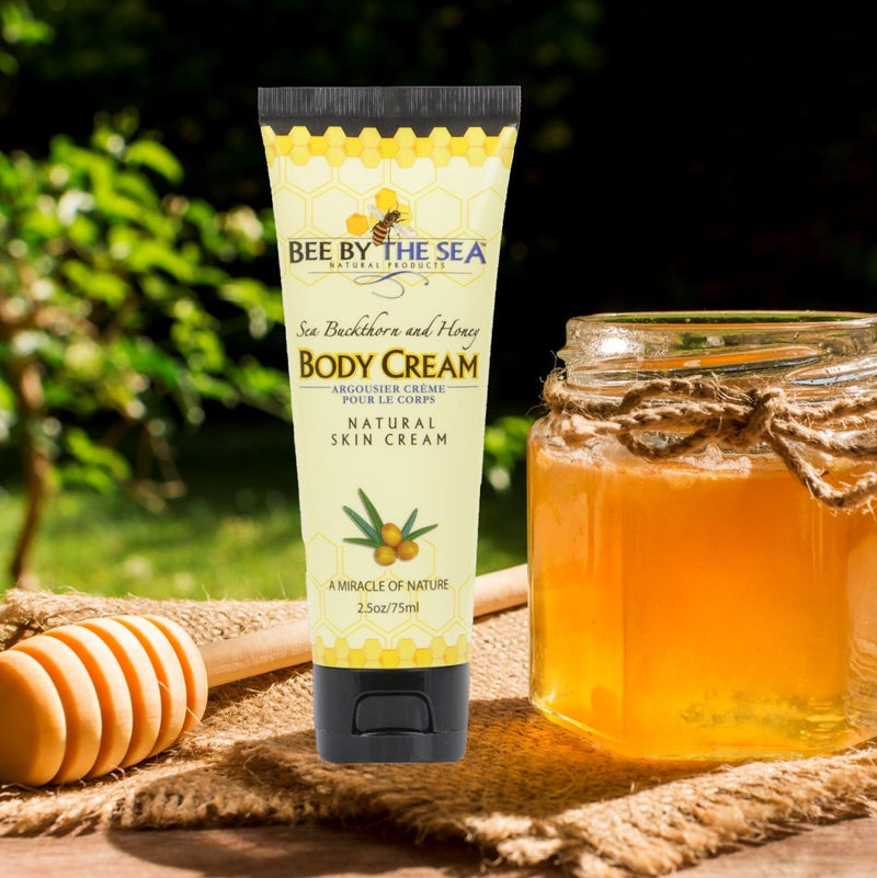 Sea Buckthorn Natural Body Cream Tube - Lemon And Lavender Toronto