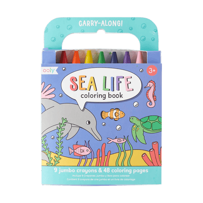 Sea Life-Carry Along Coloring Book Set - Lemon And Lavender Toronto