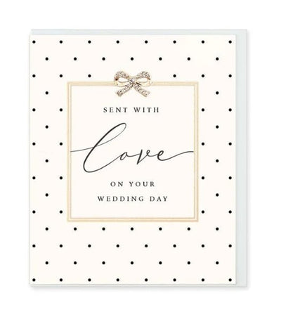 Sent with Love on your Wedding Day Card - Lemon And Lavender Toronto