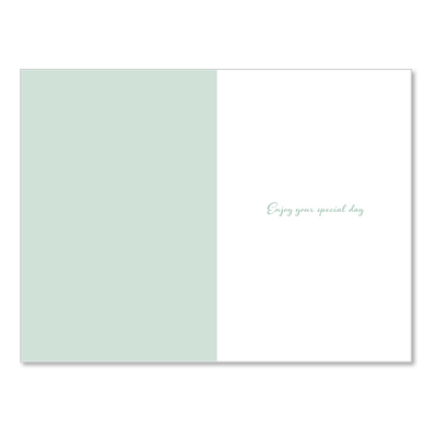 Shadow Box Birthday Greeting Card - Lemon And Lavender Toronto