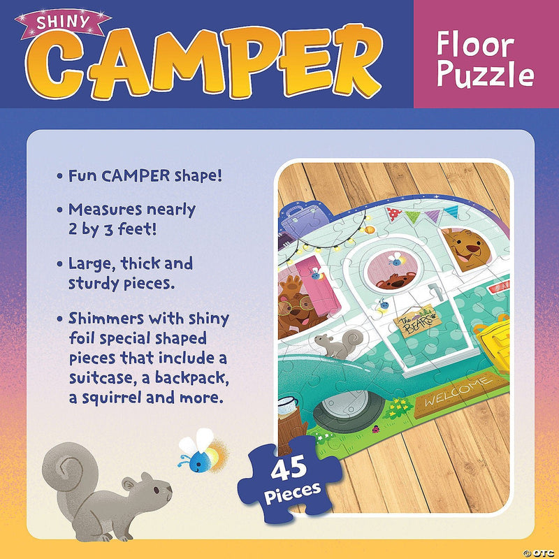 Shiny Camper Floor Puzzle - Lemon And Lavender Toronto