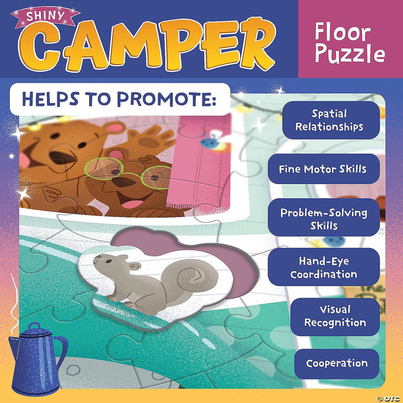 Shiny Camper Floor Puzzle - Lemon And Lavender Toronto