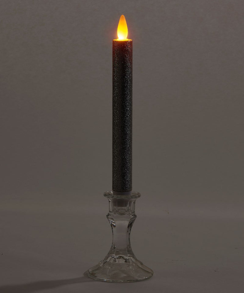 Silver LED Taper Candle, Set of 2 - Lemon And Lavender Toronto