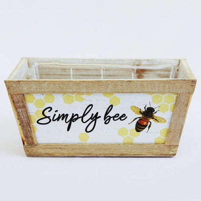 Simply Bee Wooden Planter - Lemon And Lavender Toronto