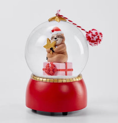 Sloth holding Star Musical Snow Globe - Lemon And Lavender Toronto