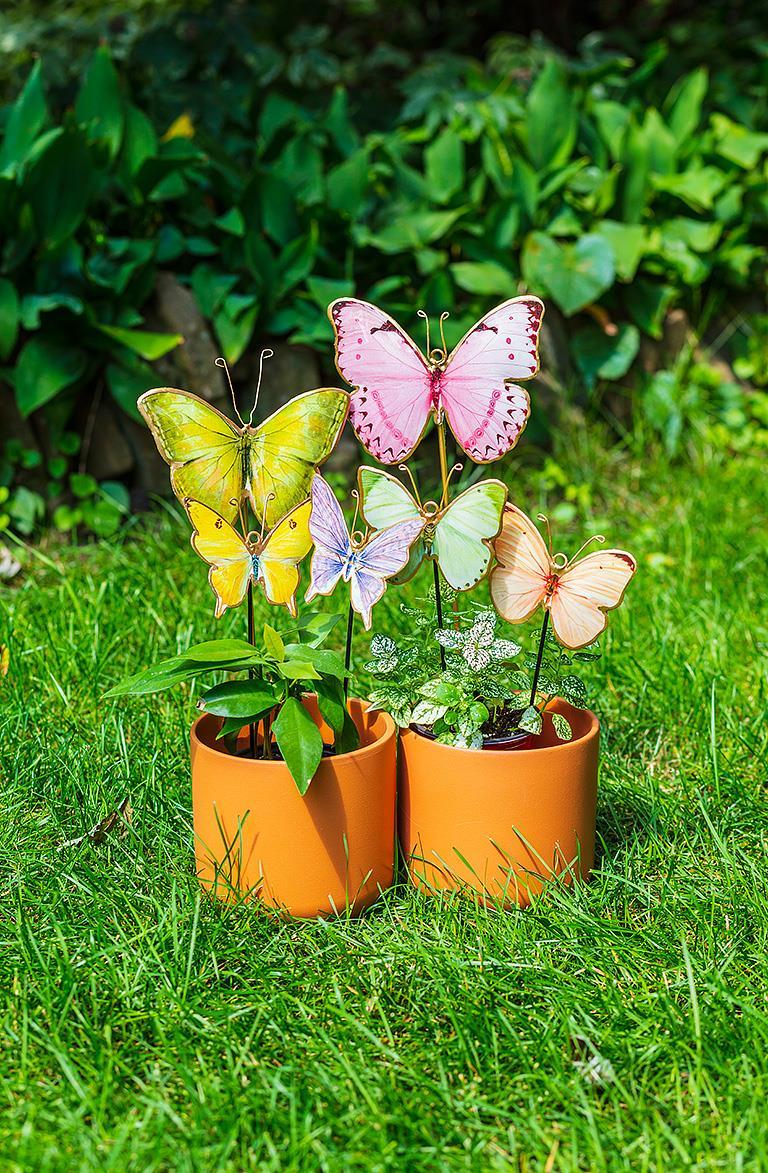 Small Butterfly Plant Stake-Sold Individually - Lemon And Lavender Toronto