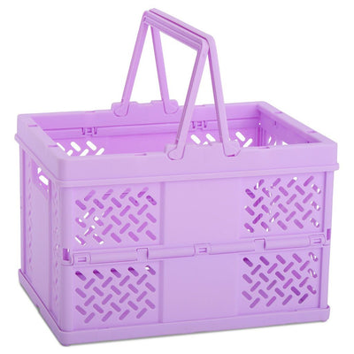 Small Lavender Foldable Storage Crate - Lemon And Lavender Toronto