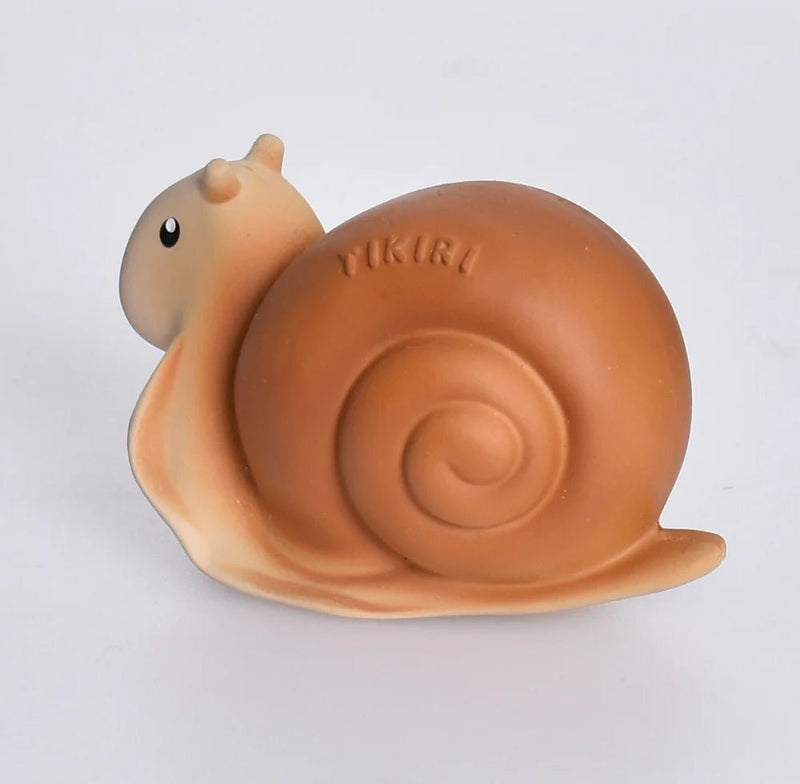 Snail-Organic Natural Rubber Rattle. Teether & Bath Toy - Lemon And Lavender Toronto