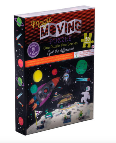 Space 50pc Magic Moving Puzzle - Floss & Rock - Lemon And Lavender Toronto