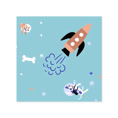 Space Dogs POP UP Card - Lemon And Lavender Toronto
