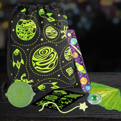 Space Glow Backpack Loot Bag - Lemon And Lavender Toronto