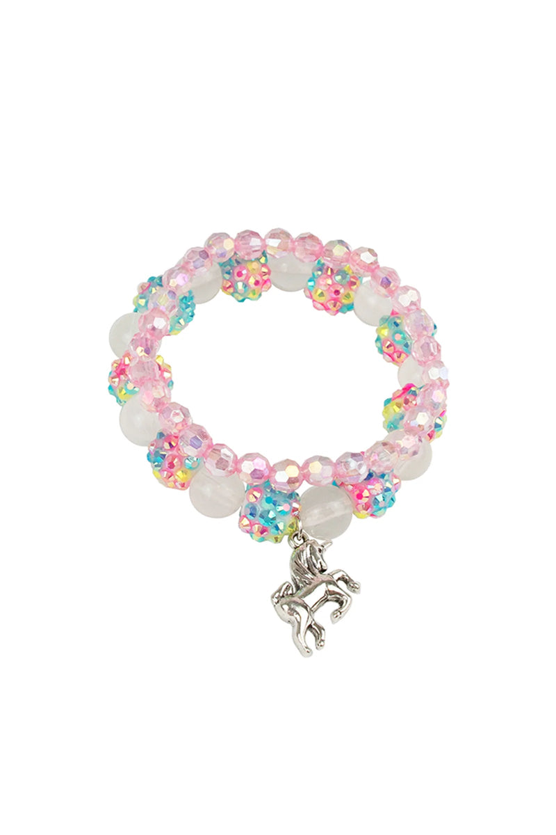 Sparkle Unicorn Bracelet Set, 2pc Set - Lemon And Lavender Toronto