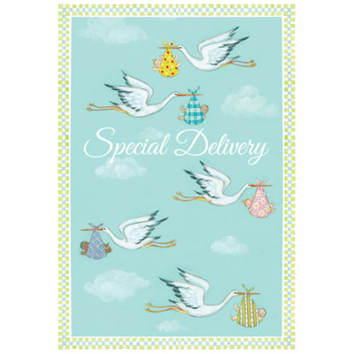 Special Delivery Baby Card -Greeting Card - Lemon And Lavender Toronto