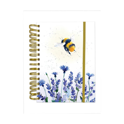 Spiral Notebook-Bella the Bumblebee - Lemon And Lavender Toronto