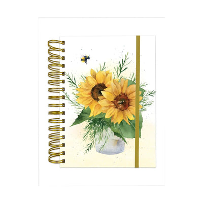 Spiral Notebook-Bree the Bumblebee - Lemon And Lavender Toronto