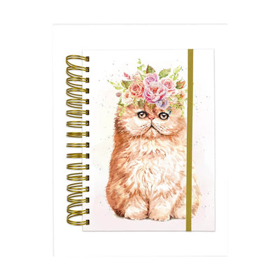 Spiral Notebook-Callie the Cat - Lemon And Lavender Toronto