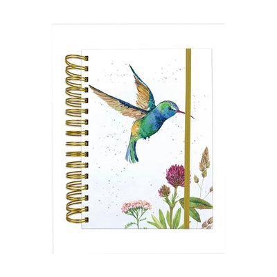 Spiral Notebook-Hannah the Hummingbird - Lemon And Lavender Toronto