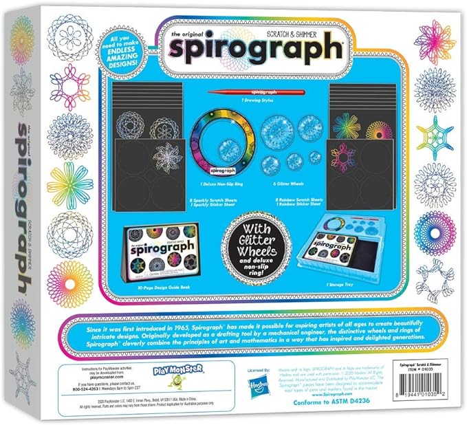 Spirograph- Scratch & Shimmer - Lemon And Lavender Toronto