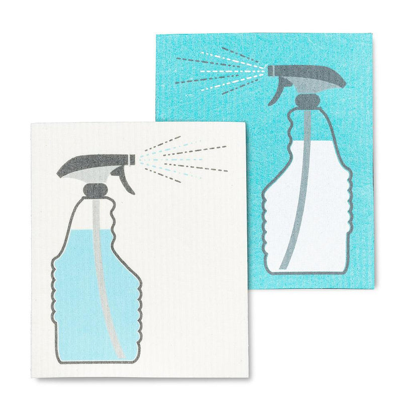 Spray Bottle Dishcloths. Set of 2 - Lemon And Lavender Toronto