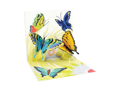 Spring Butterflies POP UP Card - Lemon And Lavender Toronto