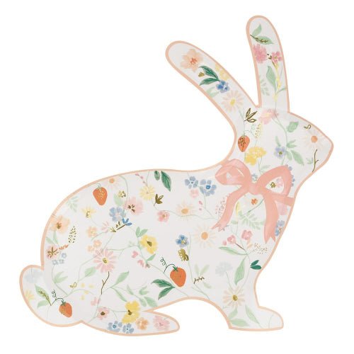 Spring Floral Bunny Shaped Plates-Meri-Meri - Lemon And Lavender Toronto