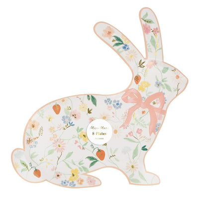 Spring Floral Bunny Shaped Plates-Meri-Meri - Lemon And Lavender Toronto