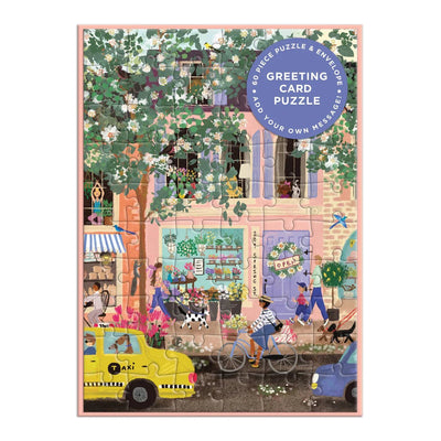 Spring Street Greeting Card Puzzle - Lemon And Lavender Toronto