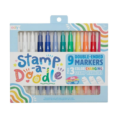Stamp-A-Doodle Double-Ended Markers - Set of 12 - Lemon And Lavender Toronto