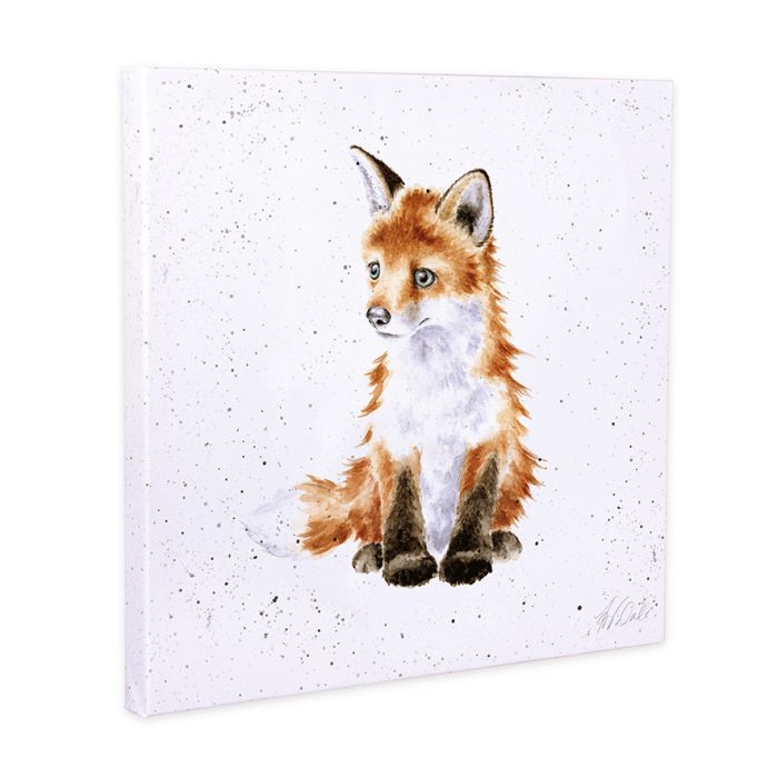 Stay Clever Little Fox Canvas - Lemon And Lavender Toronto