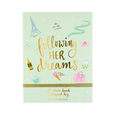 Sticker Book, Following her Dreams - Lemon And Lavender Toronto