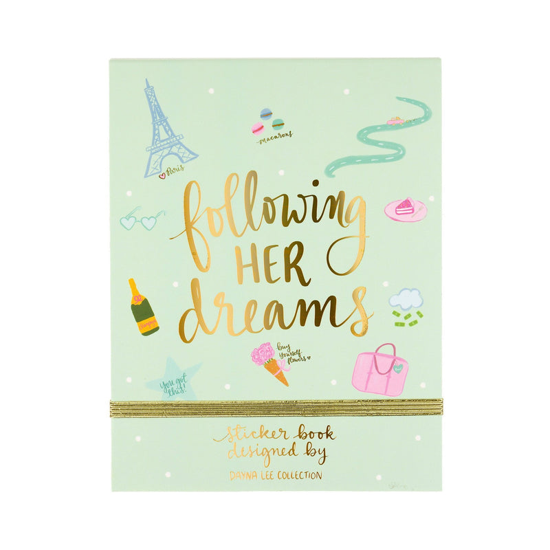 Sticker Book, Following her Dreams - Lemon And Lavender Toronto
