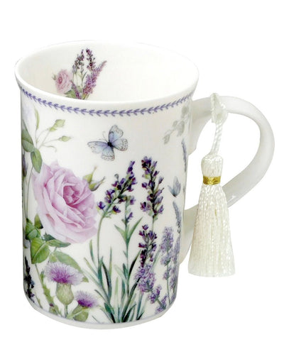 Straight Mug Lavender Design - Mug in a Box - Lemon And Lavender Toronto