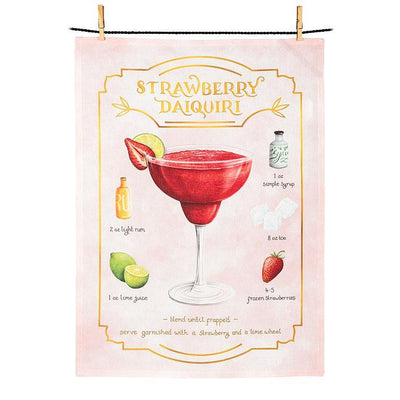 Strawberry Daiquiri Kitchen Towel - Lemon And Lavender Toronto