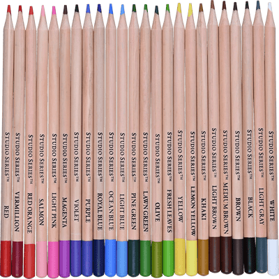 Studio Series Junior Colored Pencils (Set of 24) - Lemon And Lavender Toronto
