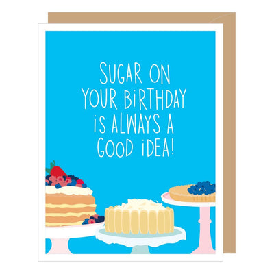 Sugar on your Birthday is always a good idea!-Card - Lemon And Lavender Toronto