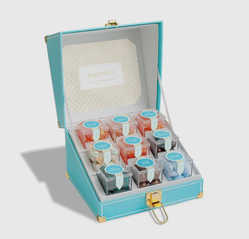 Sugarfina Deluxe Gummy Trunk - 9Pc + Tiffany Blue Trunk - Lemon And Lavender Toronto